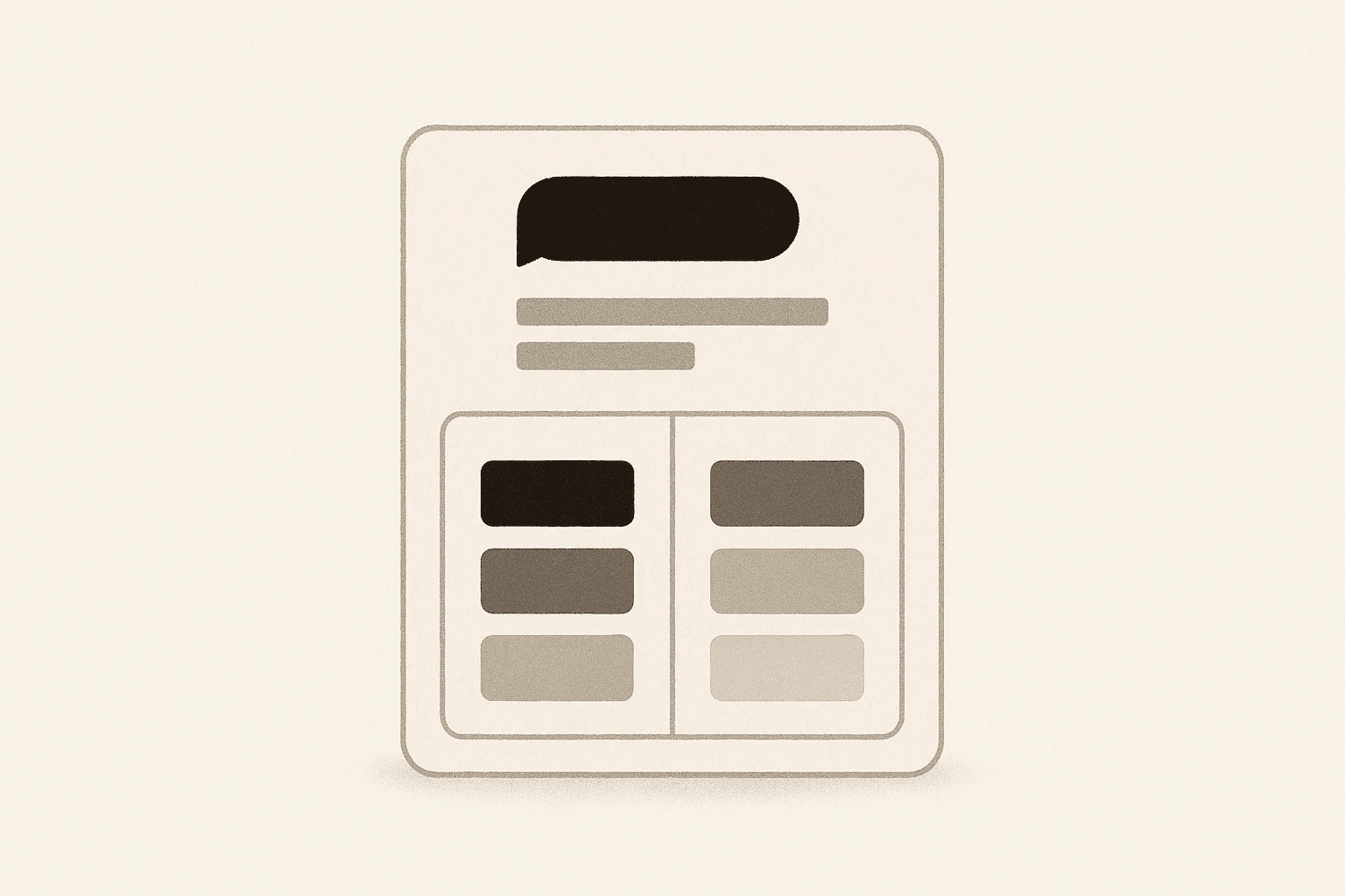 Mockup of Ask highlighting cited responses.