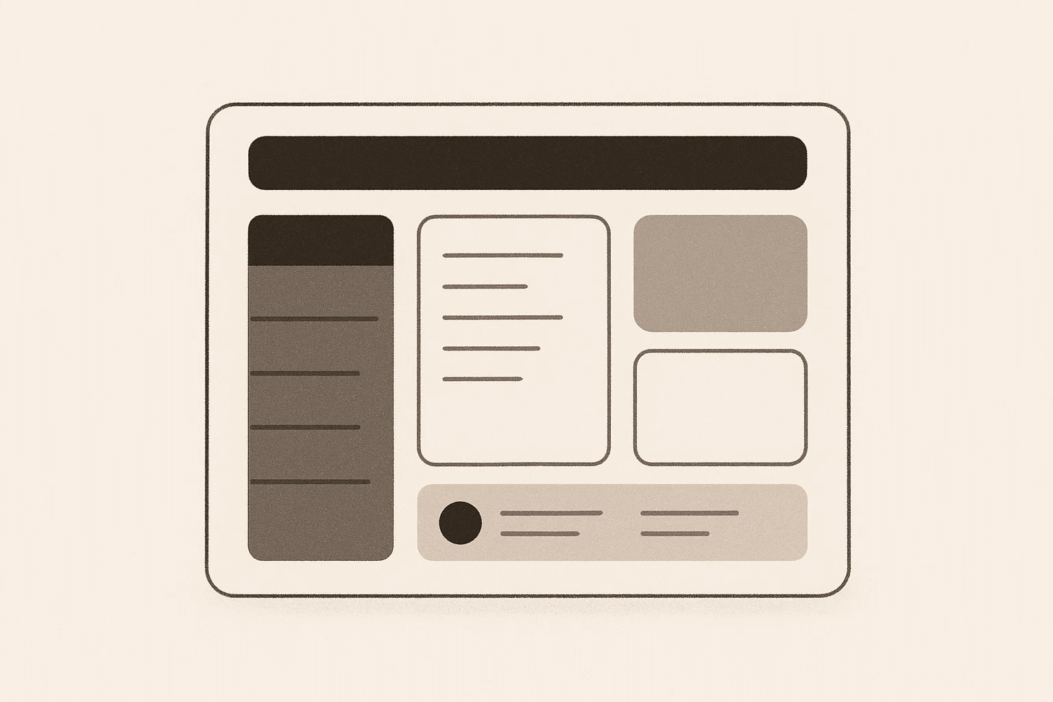 Mockup of the Order case management workspace.