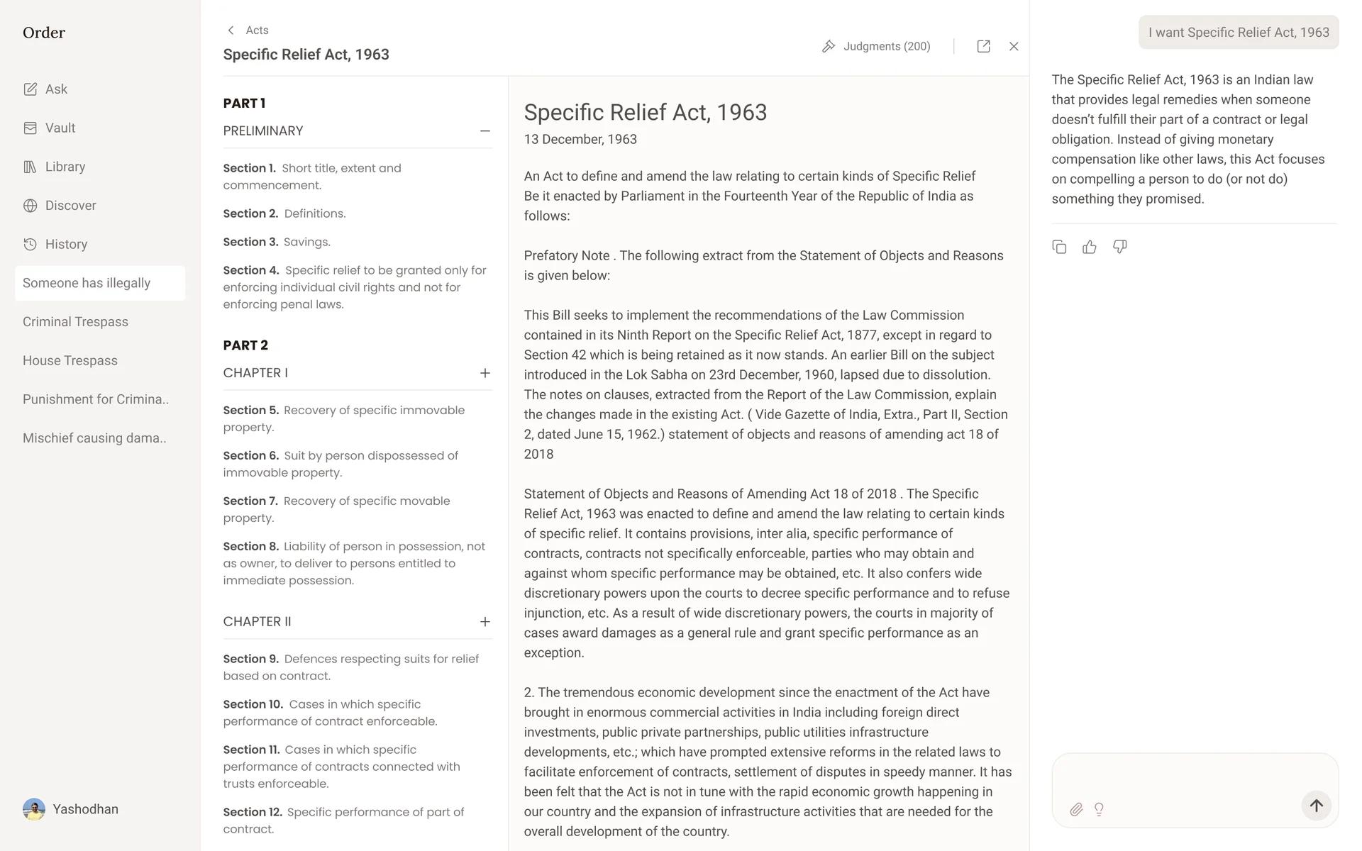 Product preview highlighting Order's legal workflow dashboard