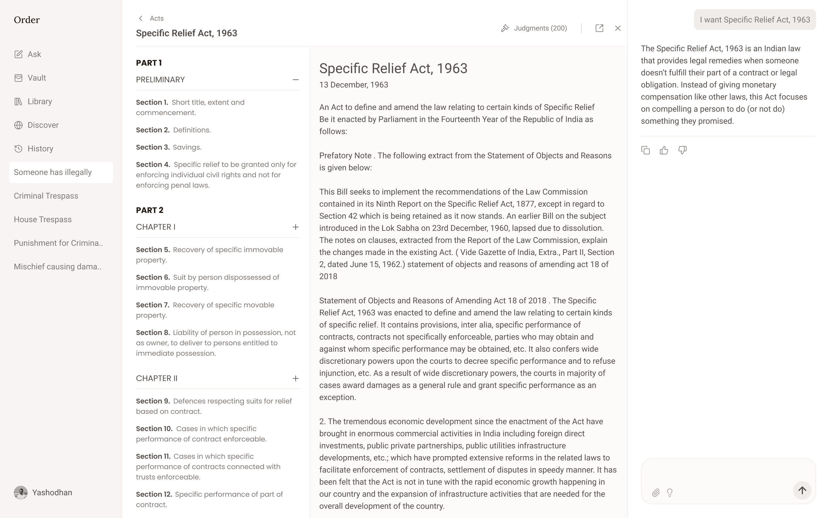 Product preview highlighting Order's legal workflow dashboard